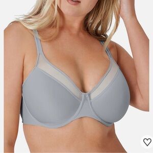 Bali Soft Gray Underwire Bra